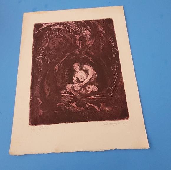 Abstract Art "Gloria" 9 of 10 signed - Picture 1 of 8